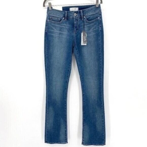 Yummie Heather Thomson Bootcut Denim Stretch Mid Rise Slimming 27 Jeans NWT - Picture 1 of 8